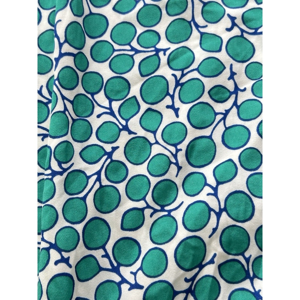 Summersalt The Silky Luxe Smocked Maxi Dress Green Blue Print Sz S Tie Strap - Picture 4 of 6